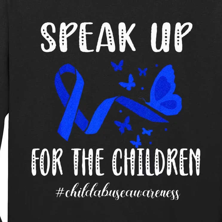 Child Abuse Prevention Month Child Abuse Awareness Tall Long Sleeve T-Shirt