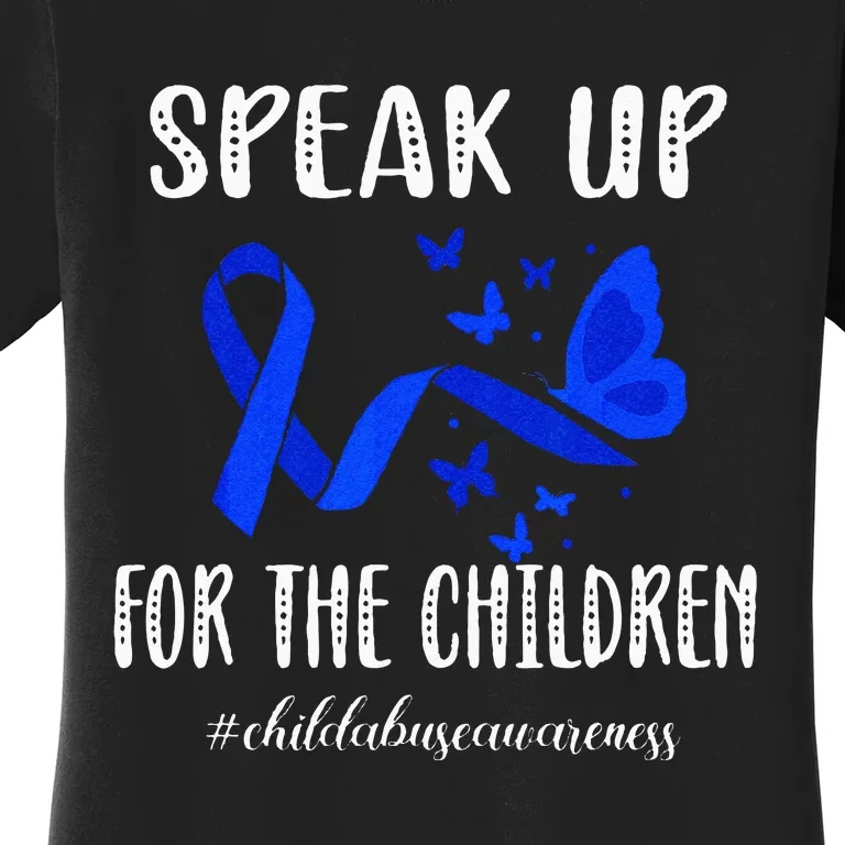 Child Abuse Prevention Month Child Abuse Awareness Women's T-Shirt