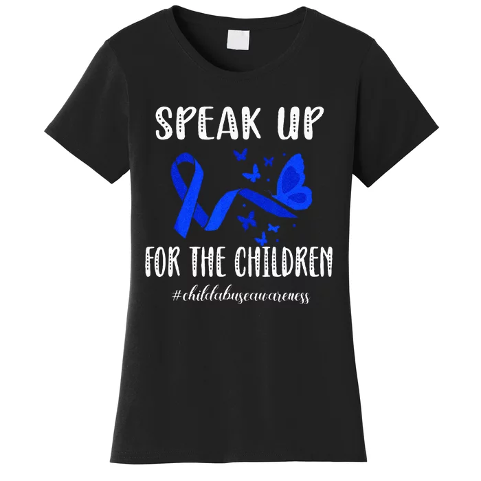 Child Abuse Prevention Month Child Abuse Awareness Women's T-Shirt