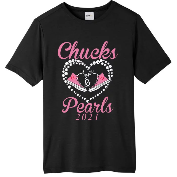 Chucks And Pearls 2024 Black History Chucks And Pearls ChromaSoft Performance T-Shirt