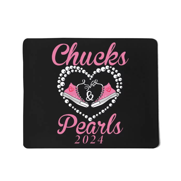 Chucks And Pearls 2024 Black History Chucks And Pearls Mousepad