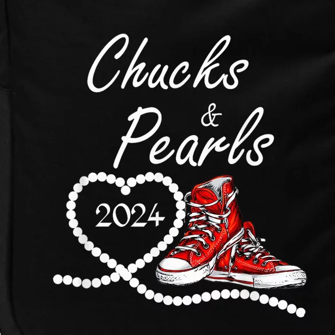 Chucks And Pearls 2024 Kamala Harris For President 47th Impact Tech Backpack