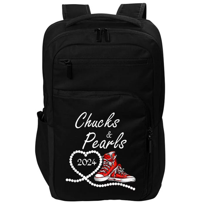 Chucks And Pearls 2024 Kamala Harris For President 47th Impact Tech Backpack