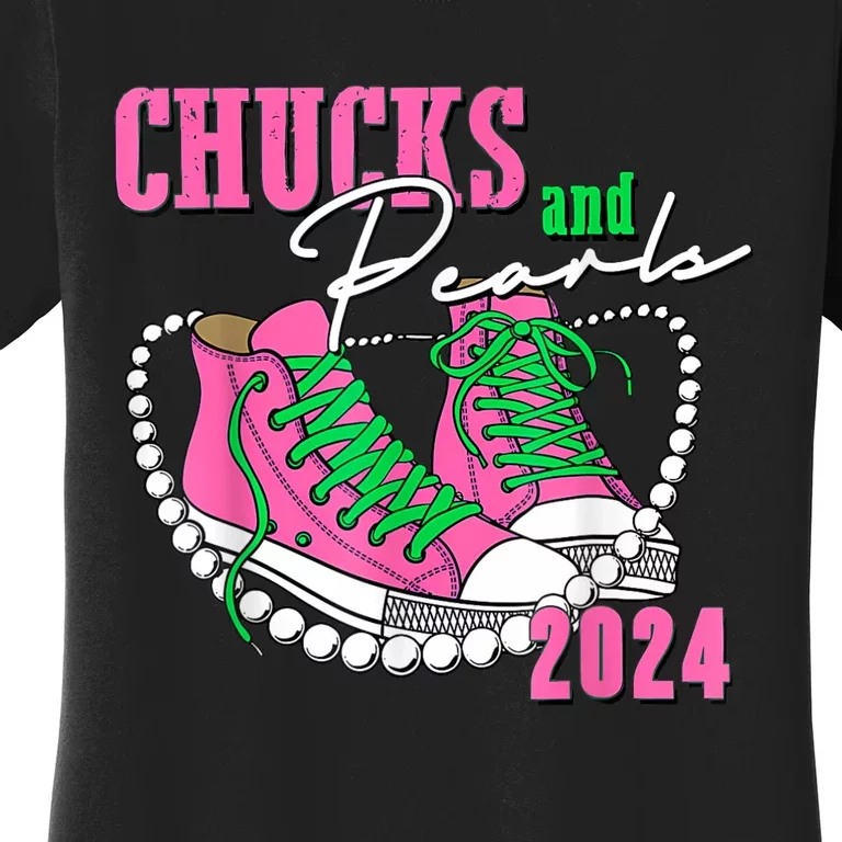 Chucks And Pearls 2024 Voting 2024 Women's T-Shirt