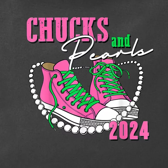 Chucks And Pearls 2024 Voting 2024 Zip Tote Bag