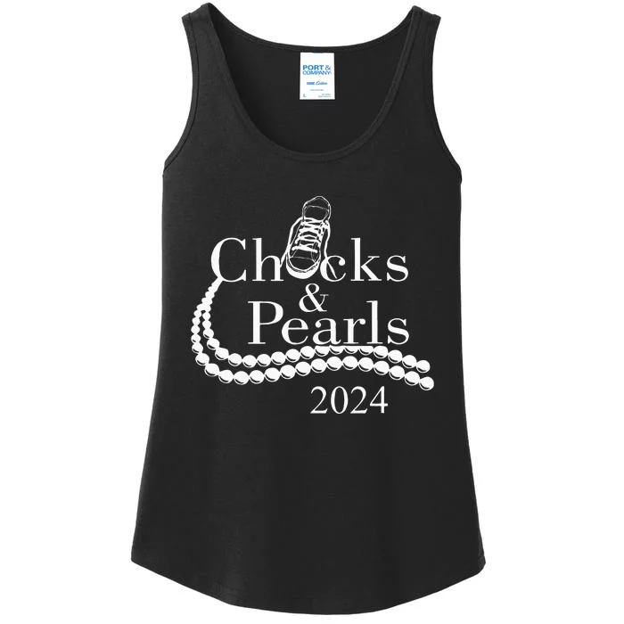 Chucks And Pearls 2024 Ladies Essential Tank