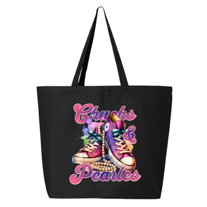 Chucks And Pearls IM With Her Kamala 25L Jumbo Tote