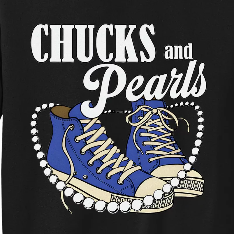 Chucks And Pearls IM With Her Kamala 2024 Sweatshirt