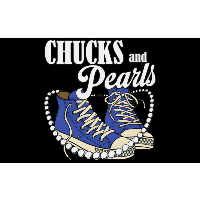 Chucks And Pearls IM With Her Kamala 2024 Bumper Sticker