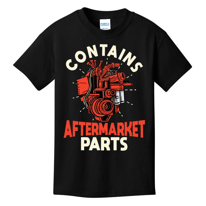 Contains Aftermarket Parts Open Heart Surgery Survivor Kids T-Shirt