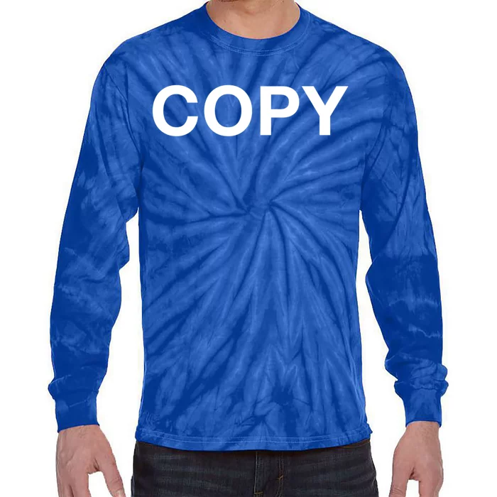 Copy And Paste Matching Father Mother Gift Meaningful Gift Tie-Dye Long Sleeve Shirt