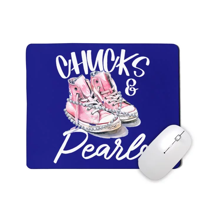 Chucks And Pearls Kamala Harris 2024 Mousepad