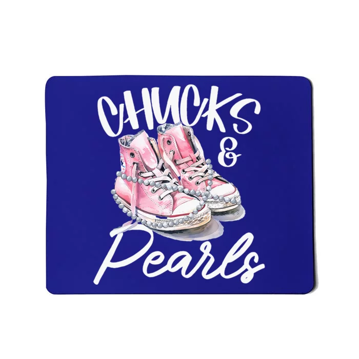 Chucks And Pearls Kamala Harris 2024 Mousepad