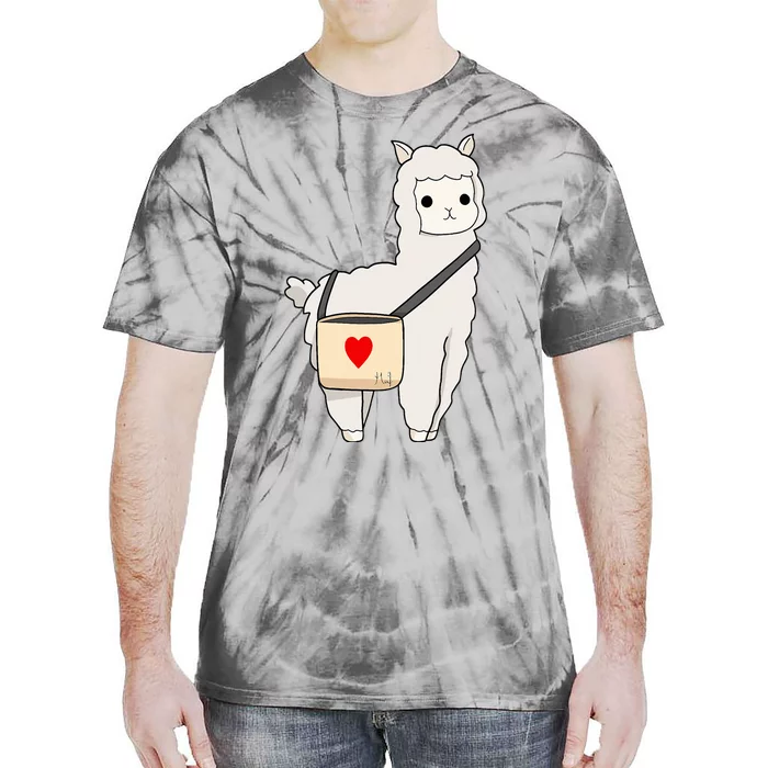 Cute Alpaca Pun Funny Alpaca My Bag Tie-Dye T-Shirt