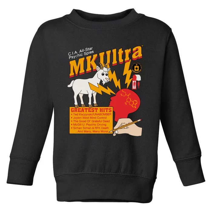 Cia Allstar Psychic Spies Mkultra Toddler Sweatshirt