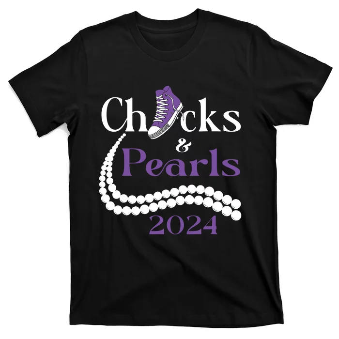 Chucks And Pearls I Understand The Assignment 2024 T-Shirt