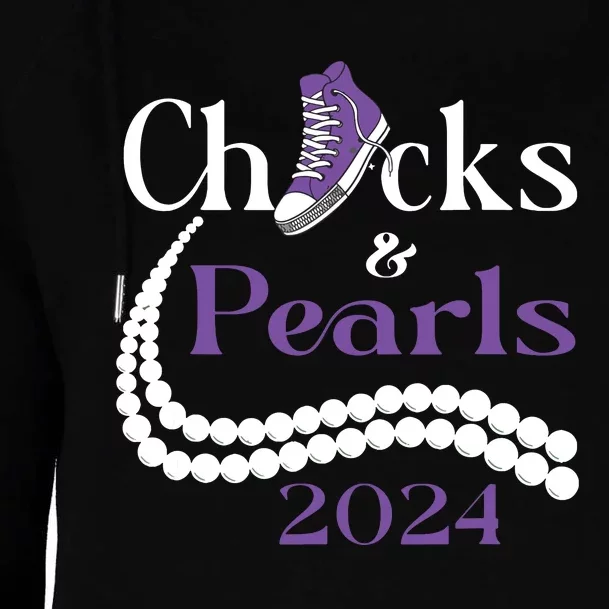 Chucks And Pearls I Understand The Assignment 2024 Womens Funnel Neck Pullover Hood