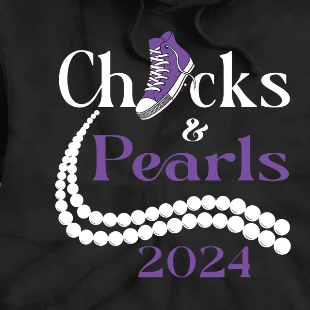 Chucks And Pearls I Understand The Assignment 2024 Tie Dye Hoodie