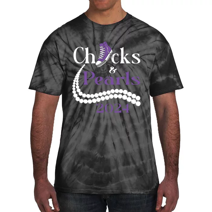 Chucks And Pearls I Understand The Assignment 2024 Tie-Dye T-Shirt