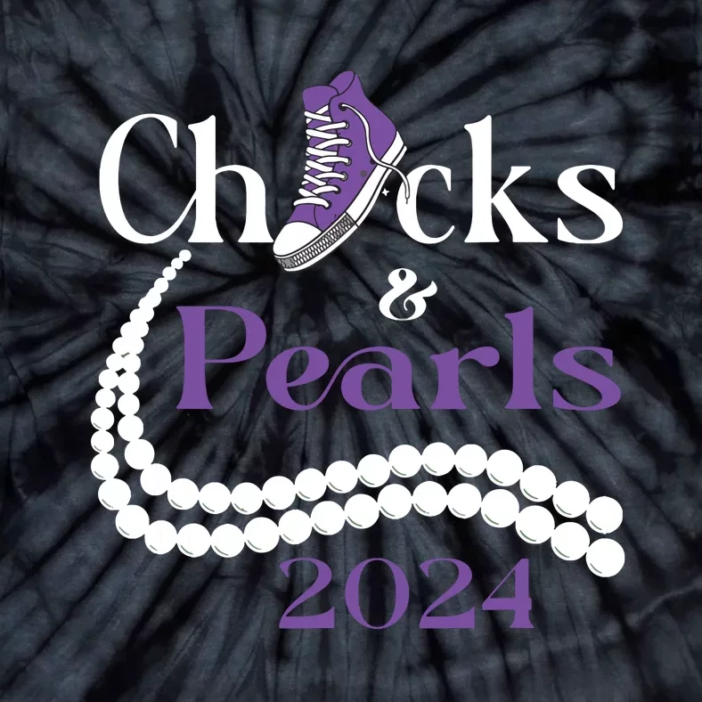 Chucks And Pearls I Understand The Assignment 2024 Tie-Dye T-Shirt