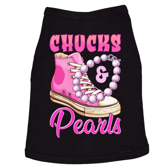 Chucks And Pearls Doggie Tank