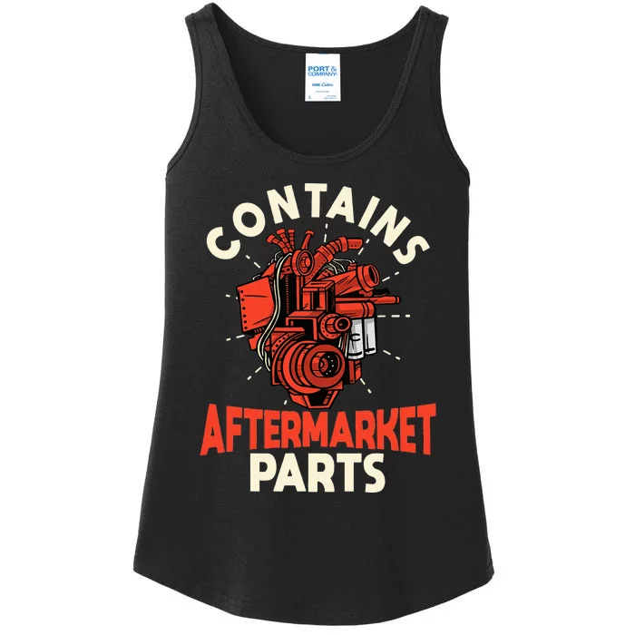 Contains Aftermarket Parts Open Heart Surgery Survivor Ladies Essential Tank