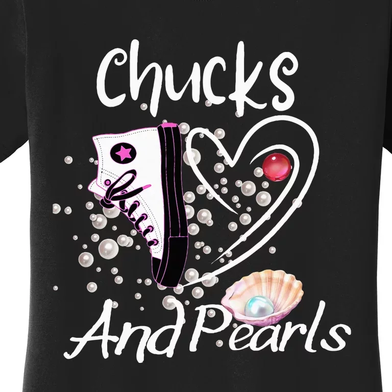 Chucks And Pearls Fashion Women's T-Shirt