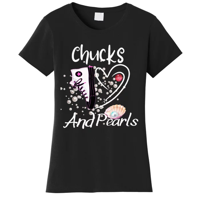 Chucks And Pearls Fashion Women's T-Shirt