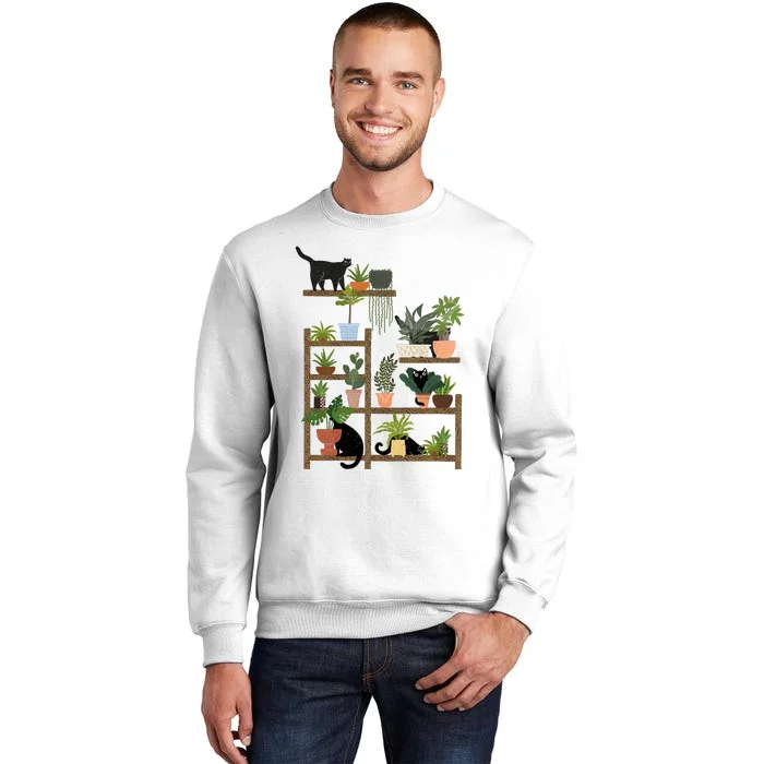 Cats And Plants Sweatshirt