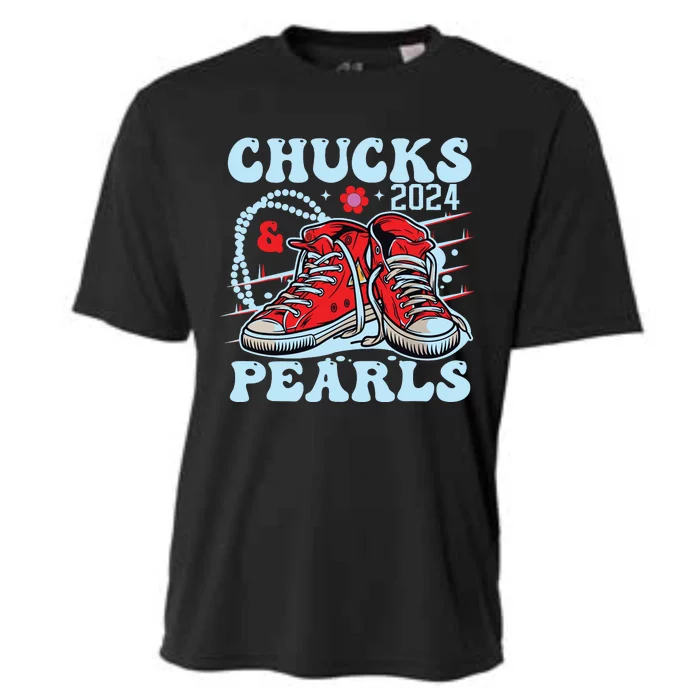 Chucks And Pearls Cooling Performance Crew T-Shirt