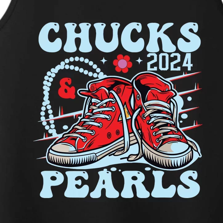 Chucks And Pearls Performance Tank