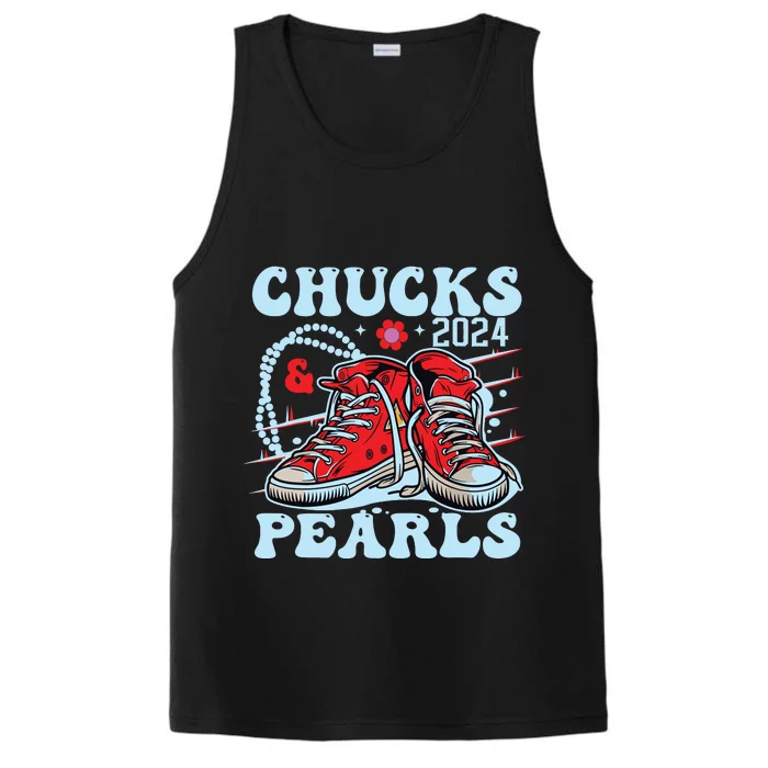 Chucks And Pearls Performance Tank