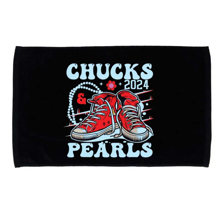 Chucks And Pearls Microfiber Hand Towel