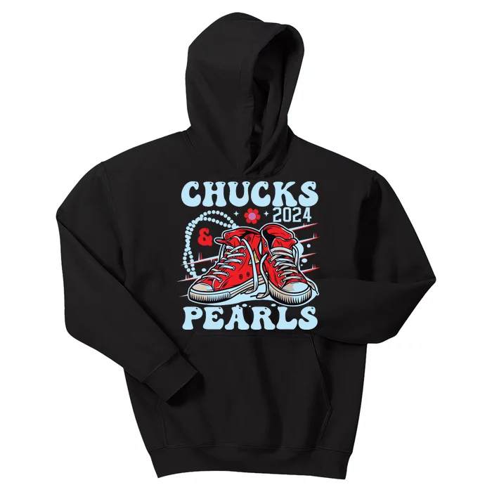 Chucks And Pearls Kids Hoodie