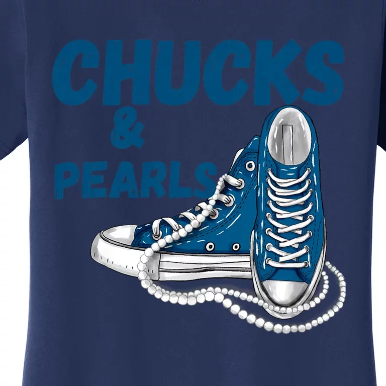 Chucks And Pearls Cute Women Women's T-Shirt