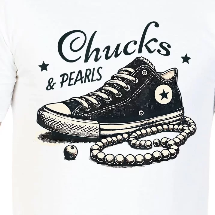 Chucks And Pearls IM With Her Kamala 2024 Comfort Colors T-Shirt