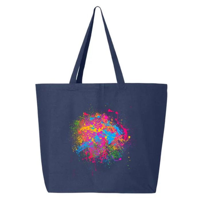 Colorful Artsy Paint Splat 25L Jumbo Tote