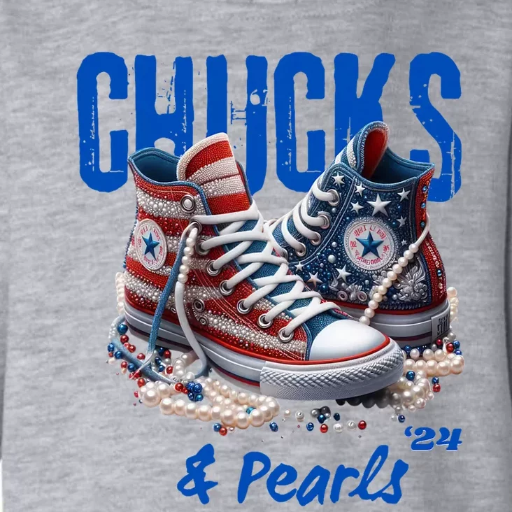 Chucks And Pearls Cute Toddler Hoodie