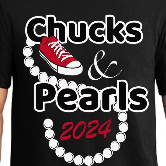 Chucks And Pearls Cute 2024 Pajama Set