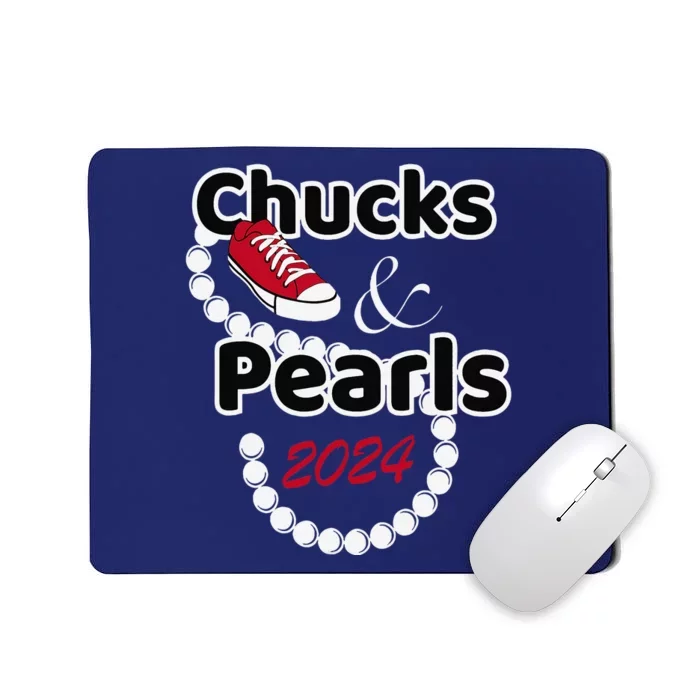 Chucks And Pearls Cute 2024 Mousepad