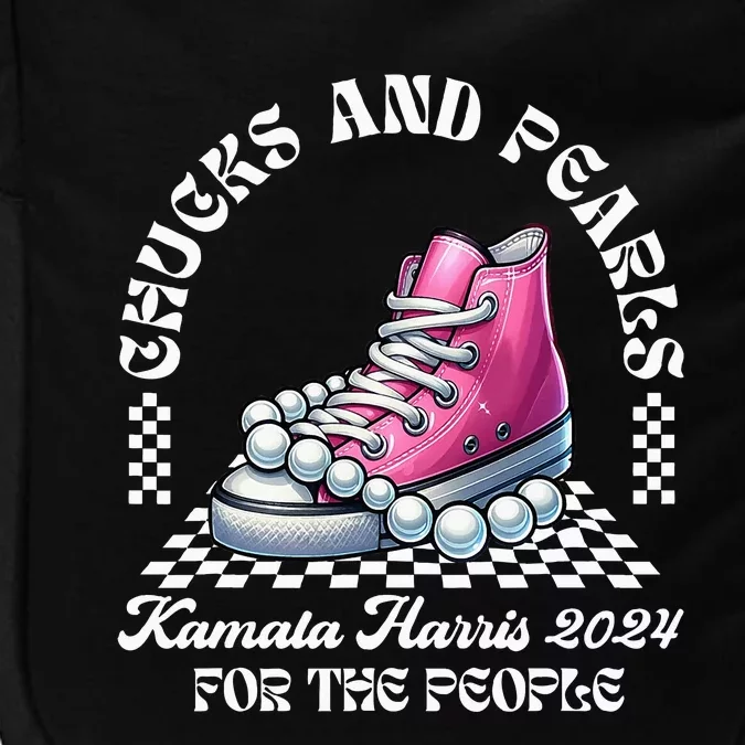 Chucks And Pearls Kamala Harris 2024 President Campaign Impact Tech Backpack