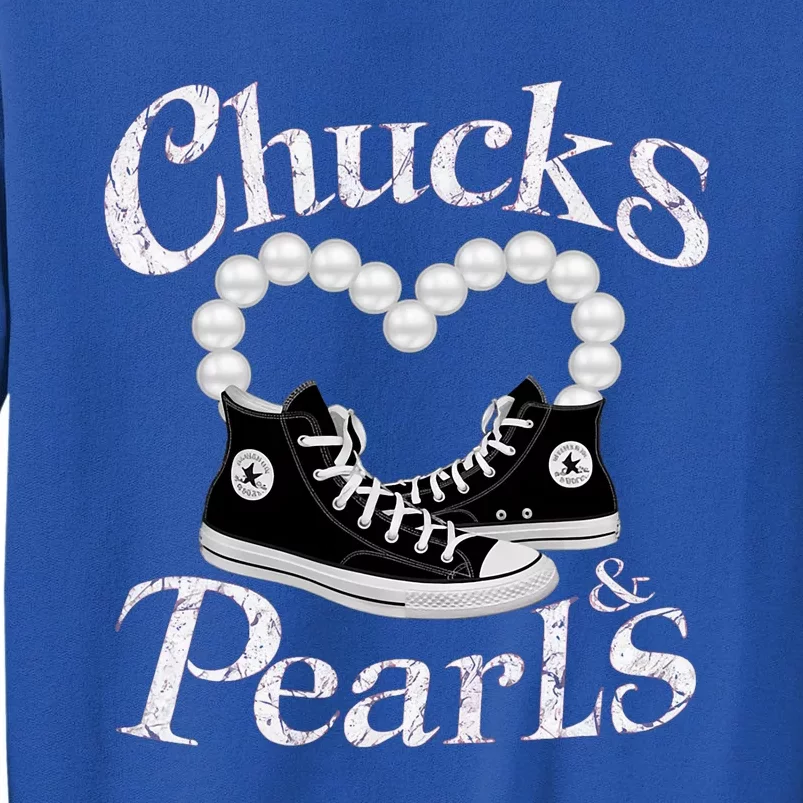 Chucks And Pearls 2024 IM With Her Kamala 2024 Sweatshirt