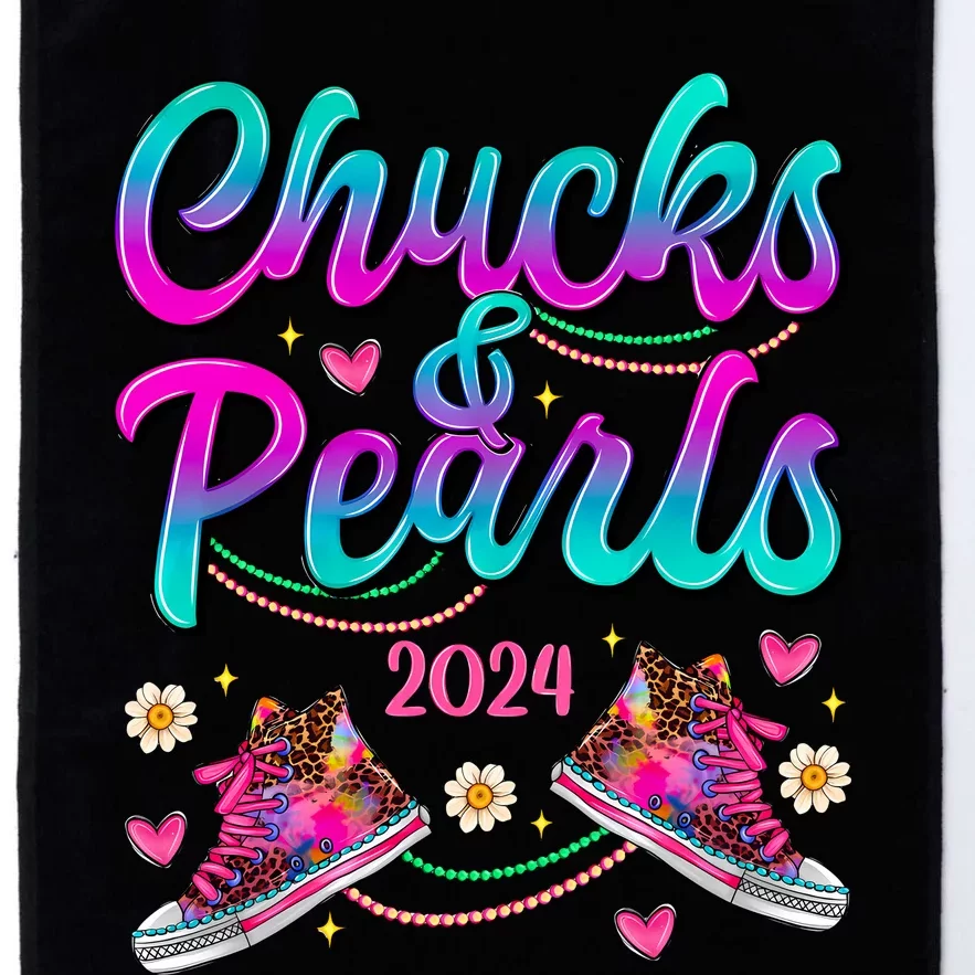 Chucks And Pearls 2024 Platinum Collection Golf Towel