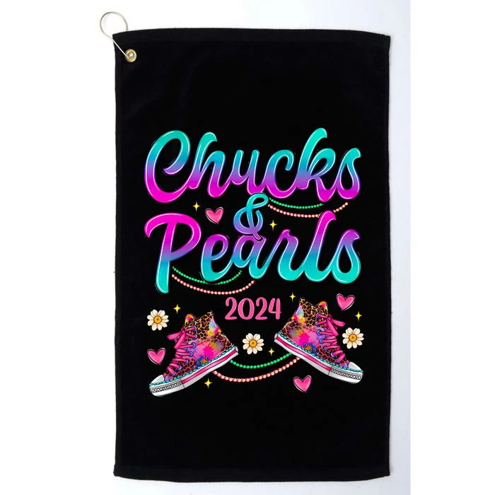 Chucks And Pearls 2024 Platinum Collection Golf Towel