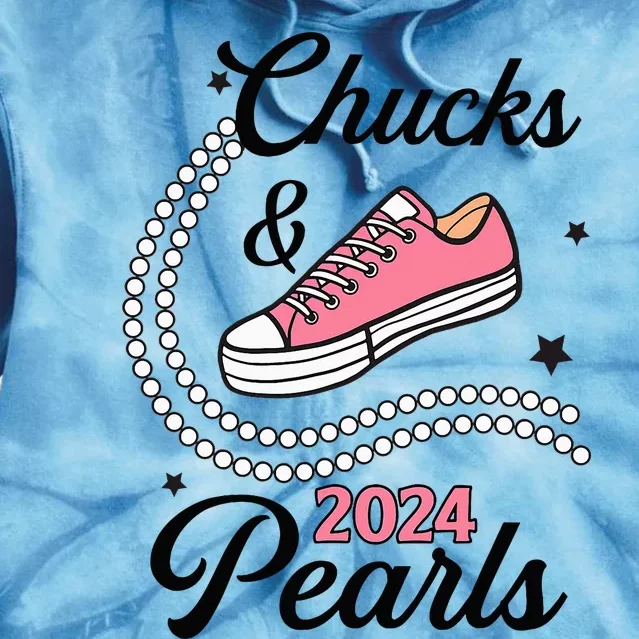 Chucks And Pearls 2024 Cute Women Tie Dye Hoodie