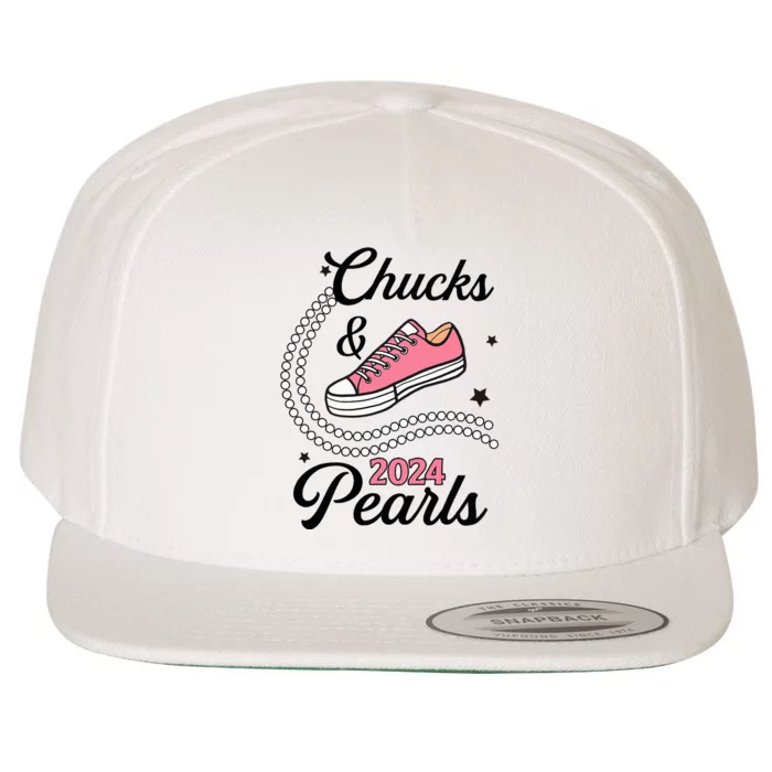 Chucks And Pearls 2024 Cute Women Wool Snapback Cap