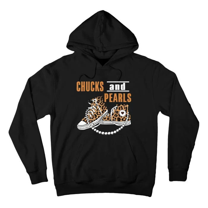 Chucks And Pearls Tall Hoodie