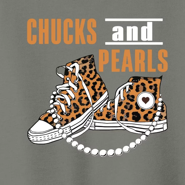 Chucks And Pearls Toddler T-Shirt