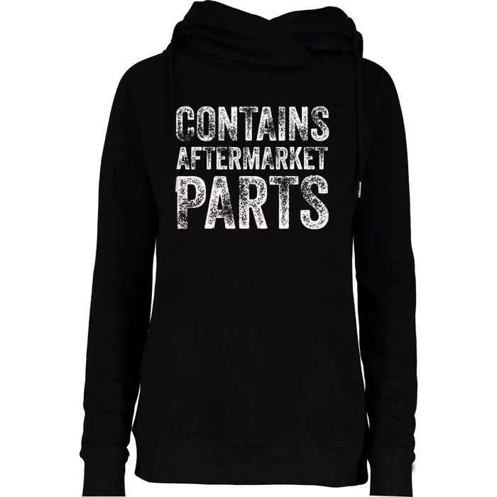 Contains Aftermarket Parts Funny Leg Amputation Prosthesis Womens Funnel Neck Pullover Hood