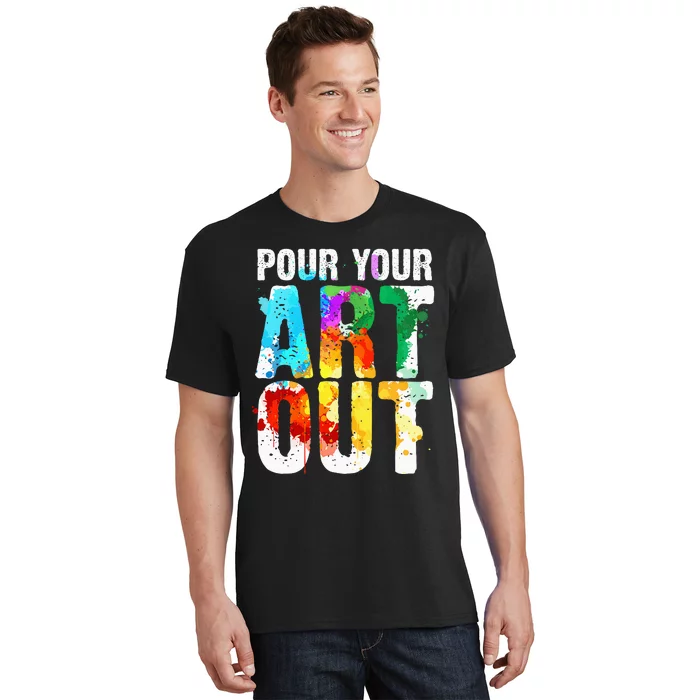 Cool Artist Painter Art Teacher Paint Artists T-Shirt